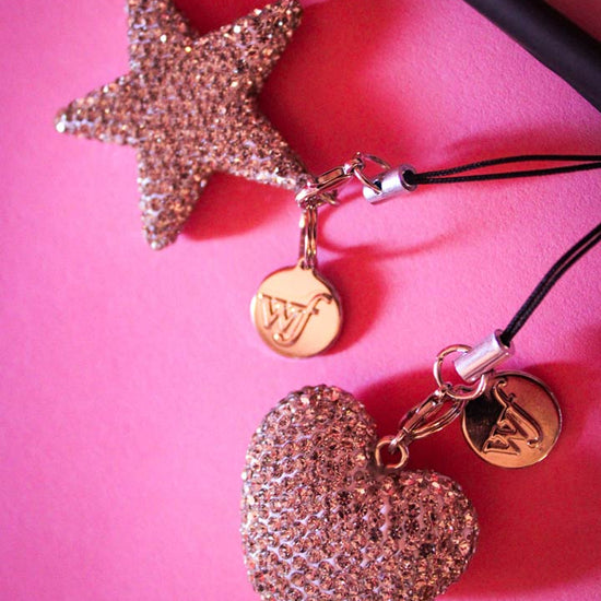 Supporting Image 06 Rhinestone Heart Charm White