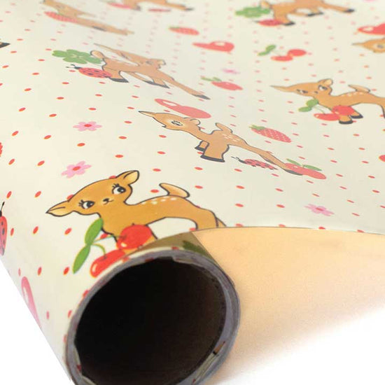 Supporting Image 07 Oh Deer and Red Gingham Hearts Gift Wrap - 2 pack