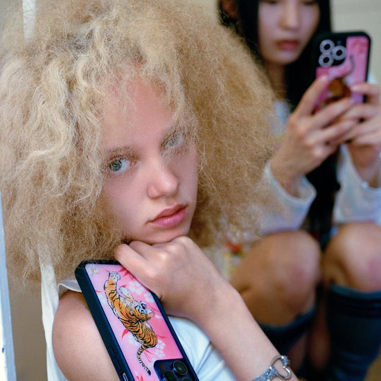 Lifestyle Image 05 Tiger Blossom iPhone Case