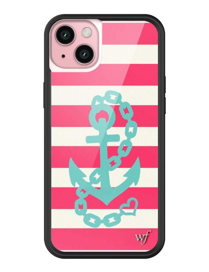 Wildflower iPhone case 15 Plus Ahoy Babe Sailing Cute