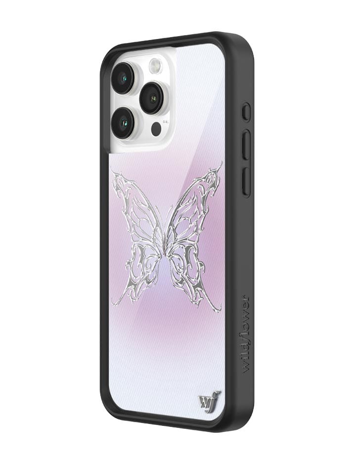 wildflower iPhone15ケース 蝶のデザイン 新しい季節 wildflower iPhone15ケース 蝶のデザイン - iPhone