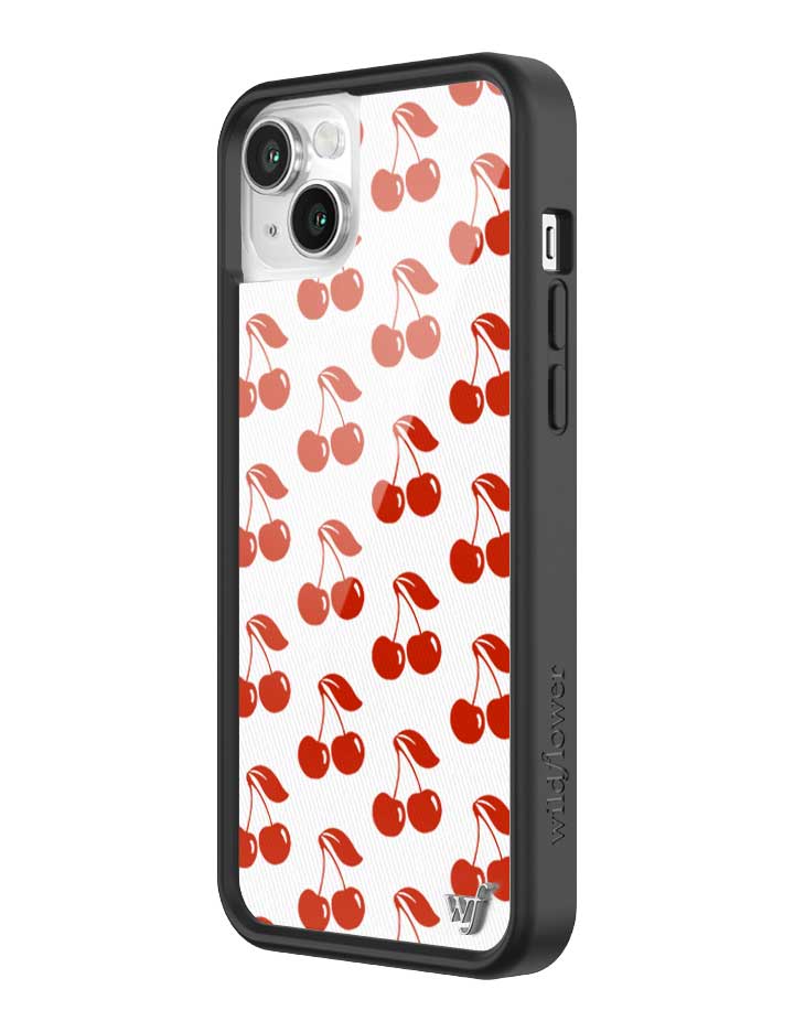 Wildflower iPhone case 14 Plus American Cherries Red Cute