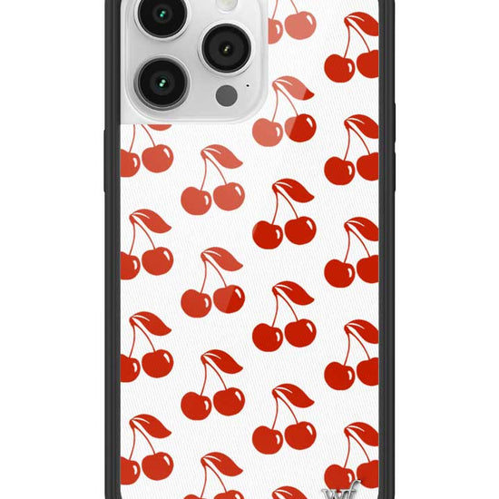 Wildflower iPhone case 14 Pro Max American Cherries Red Cute