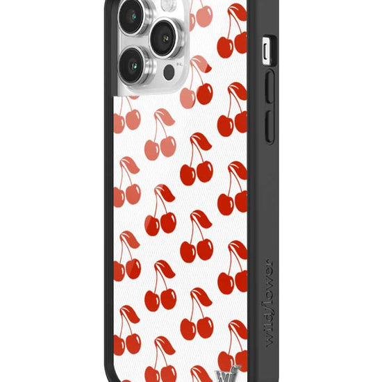 Wildflower iPhone case 14 Pro Max American Cherries Red Cute