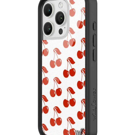 Wildflower iPhone case 16 Pro American Cherries Red Cute