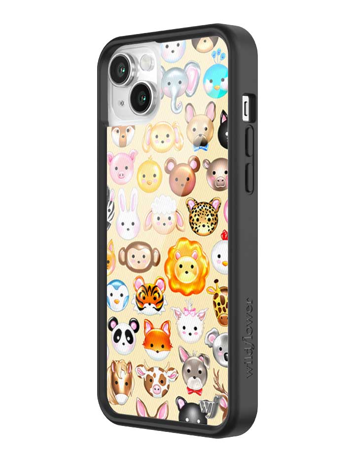 Wildflower iPhone case 14 Plus Animal Kingdom Lions Cute