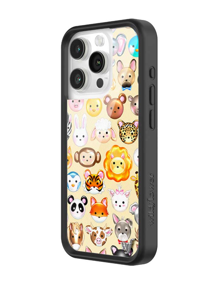 Wildflower iPhone case 15 Pro Animal Kingdom Lions Cute