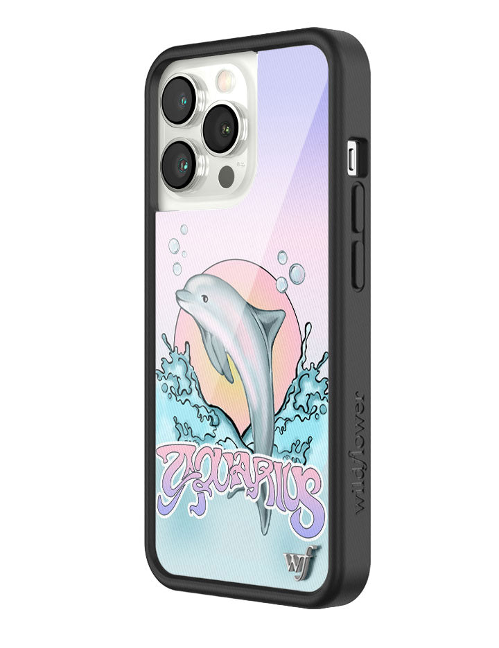 wildflower aquarius iphone 13 pro case