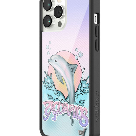 wildflower aquarius iphone 13 pro max case