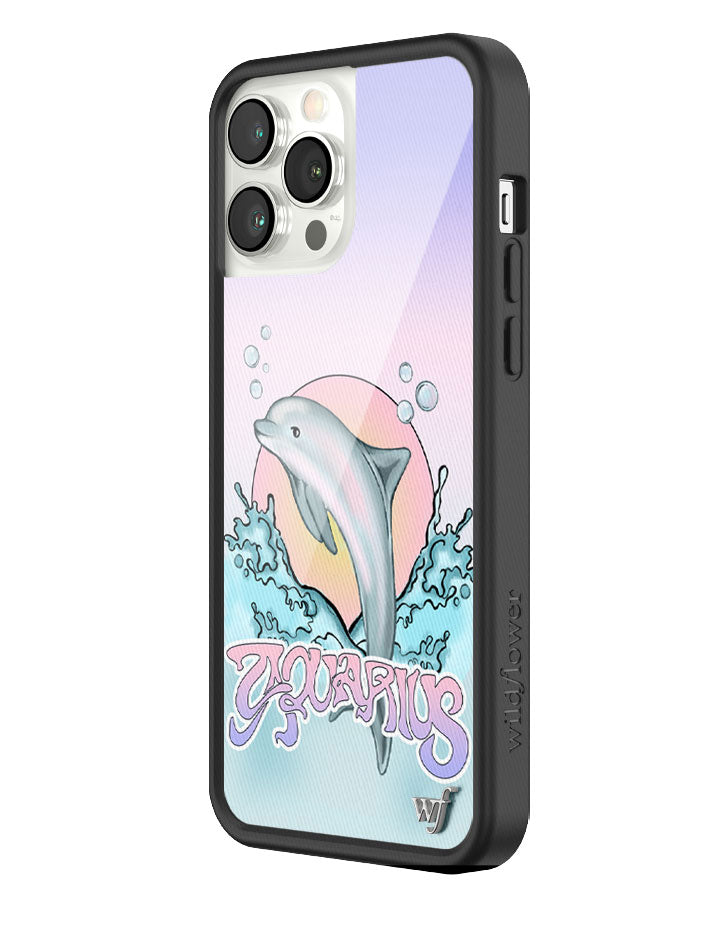 wildflower aquarius iphone 13 pro max case