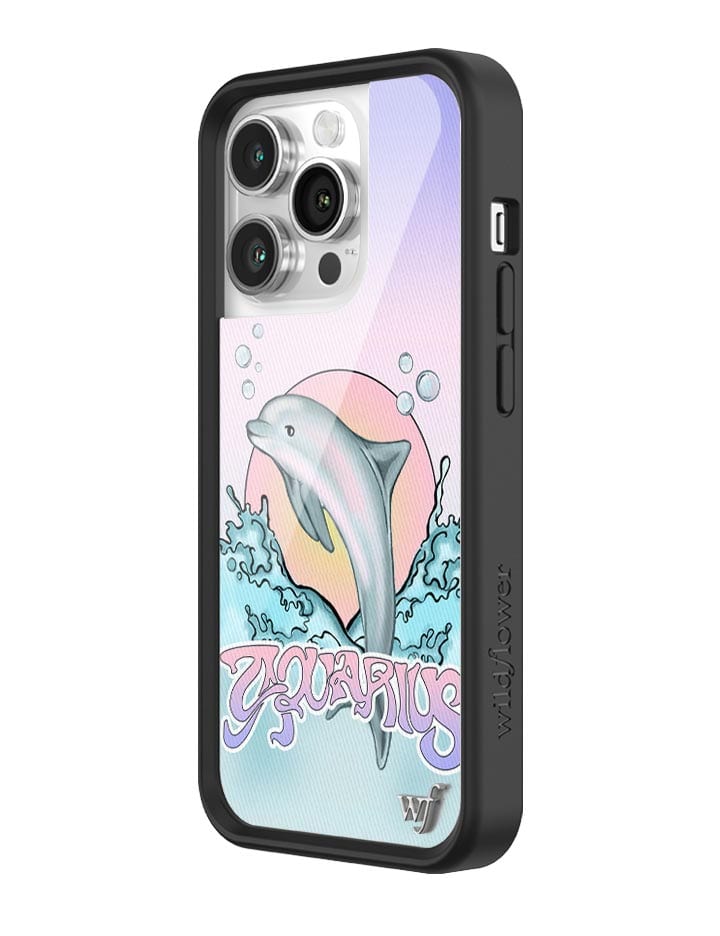 wildflower aquarius iphone 14 pro case