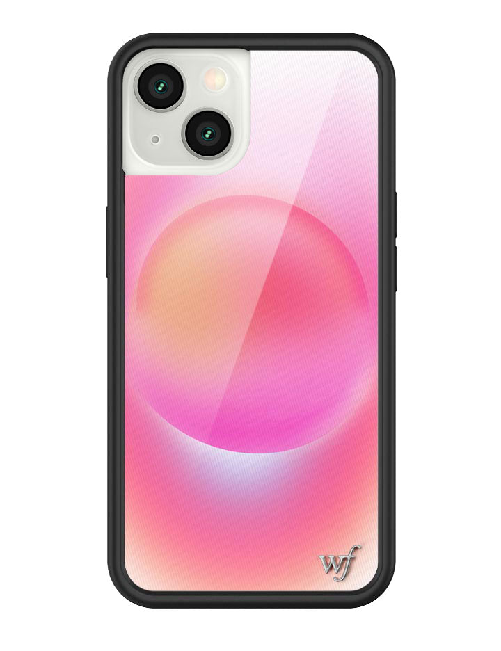 Wildflower Hot Pink Aura iPhone 13 Case Wildflower Cases