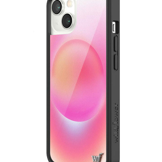 wildflower hot pink aura iphone 13 case