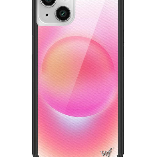 wildflower hot pink aura iphone 14plus case