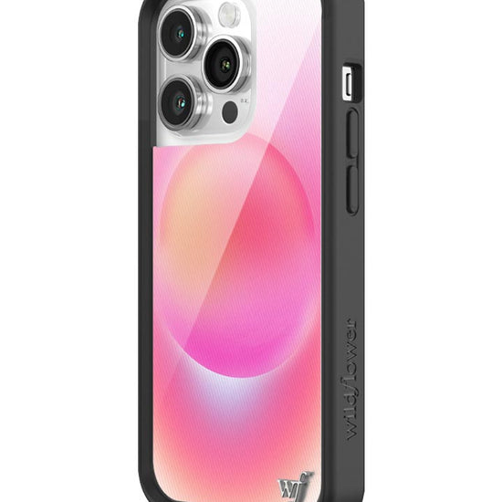 Wildflower Hot Pink Aura iPhone 14 Pro Case