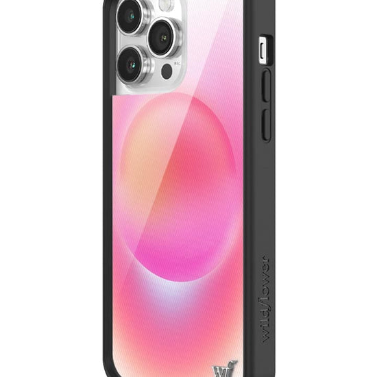 hot pink aura wildflower cases iPhone 14 pro max