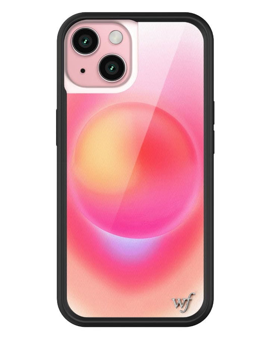 wildflower hot pink aura iphone 15 case