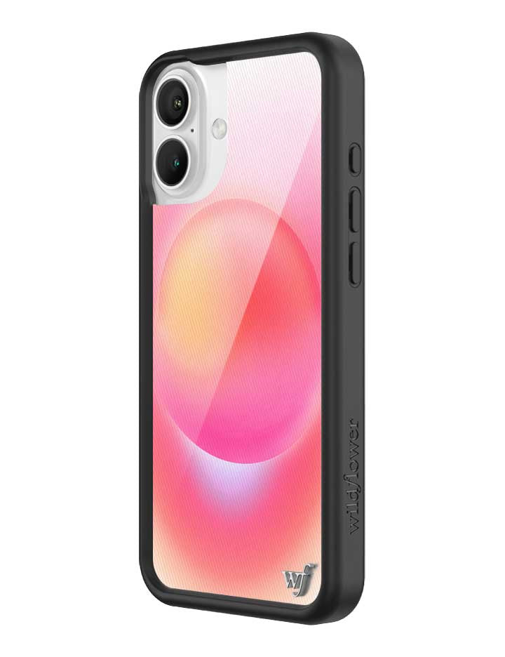 Wildflower Hot Pink Aura iPhone 16 Plus Case