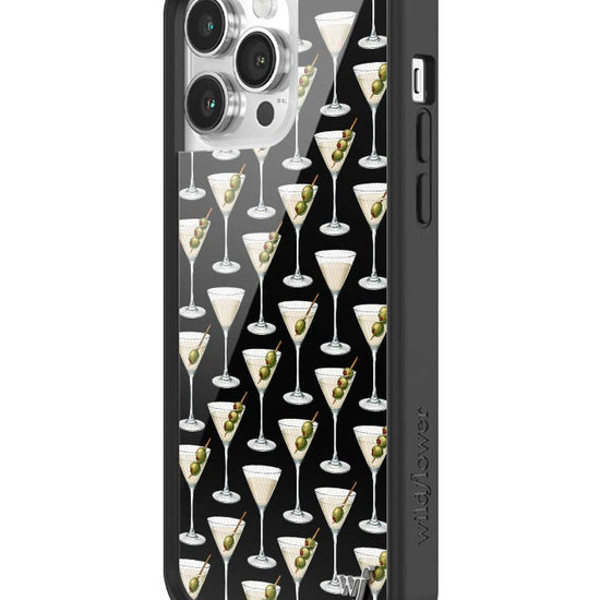 Wildflower iPhone case 14 Pro Max Ashtin Earle Olives Black Cute