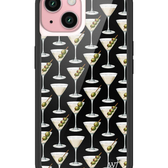 Wildflower iPhone case 15 Ashtin Earle Olives Black Cute