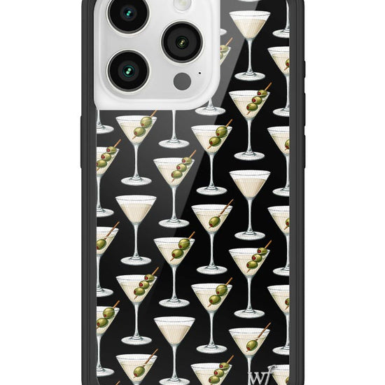 Wildflower iPhone case 15 Pro Ashtin Earle Olives Black Cute