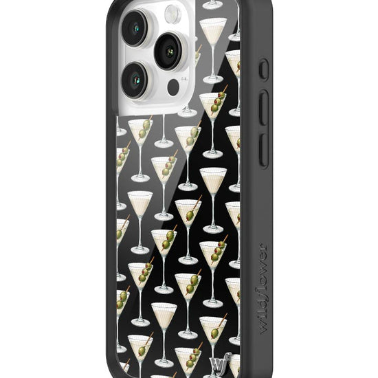 Wildflower iPhone case 15 Pro Ashtin Earle Olives Black Cute