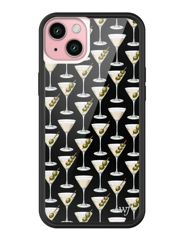 Wildflower iPhone case 15 Plus Ashtin Earle Olives Black Cute
