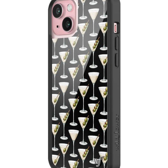 Wildflower iPhone case 15 Plus Ashtin Earle Olives Black Cute