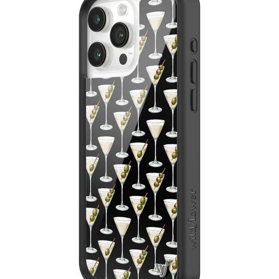 Wildflower iPhone case 15 Pro Max Ashtin Earle Olives Black Cute