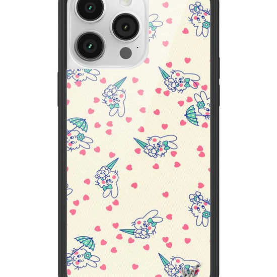 Wildflower iPhone case 14 Pro Max Ashley Williams Bunny Baby Cream Pink Cute