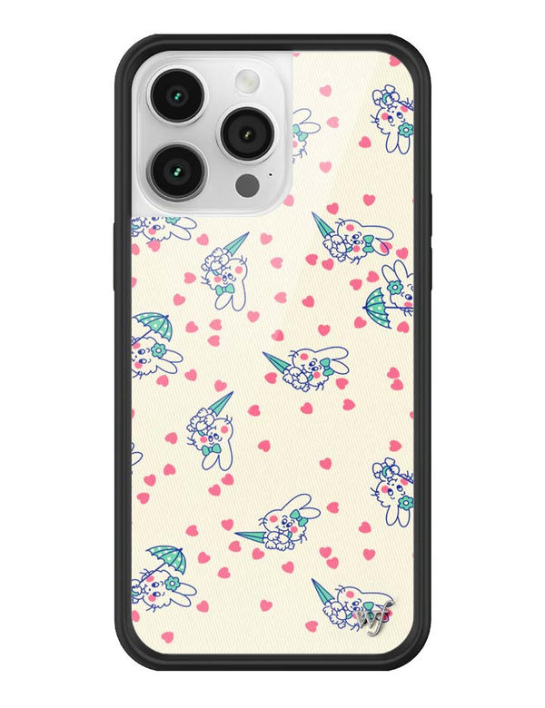Wildflower iPhone case 14 Pro Max Ashley Williams Bunny Baby Cream Pink Cute