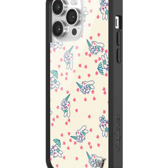 Wildflower iPhone case 14 Pro Max Ashley Williams Bunny Baby Cream Pink Cute