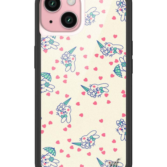 Wildflower iPhone case 15 Ashley Williams Bunny Baby Cream Pink Cute