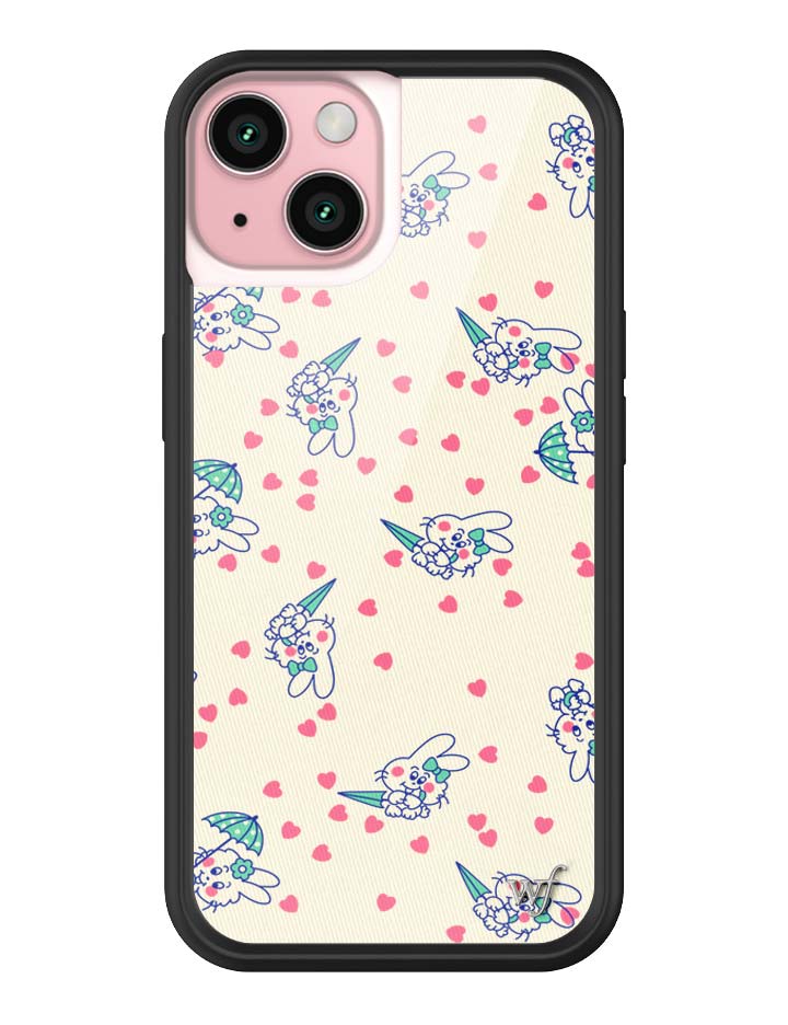 Wildflower iPhone case 15 Ashley Williams Bunny Baby Cream Pink Cute