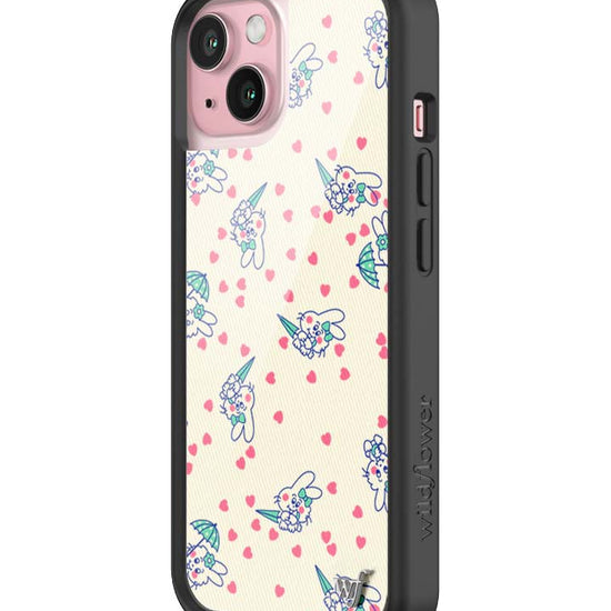 Wildflower iPhone case 15 Ashley Williams Bunny Baby Cream Pink Cute