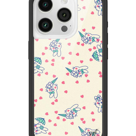 Wildflower iPhone case 15 Pro Ashley Williams Bunny Baby Cream Pink Cute