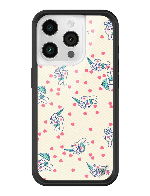 Wildflower iPhone case 15 Pro Ashley Williams Bunny Baby Cream Pink Cute