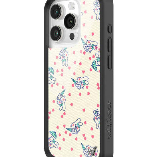 Wildflower iPhone case 15 Pro Ashley Williams Bunny Baby Cream Pink Cute