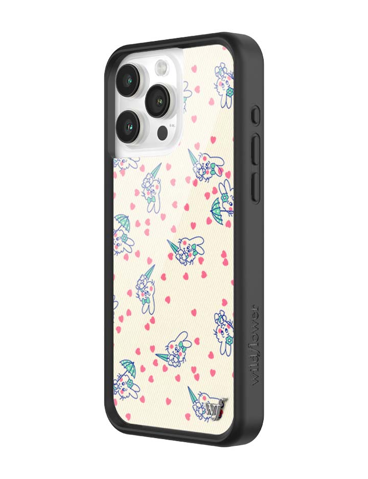 Wildflower iPhone case 15 Pro Max Ashley Williams Bunny Baby Cream Pink Cute