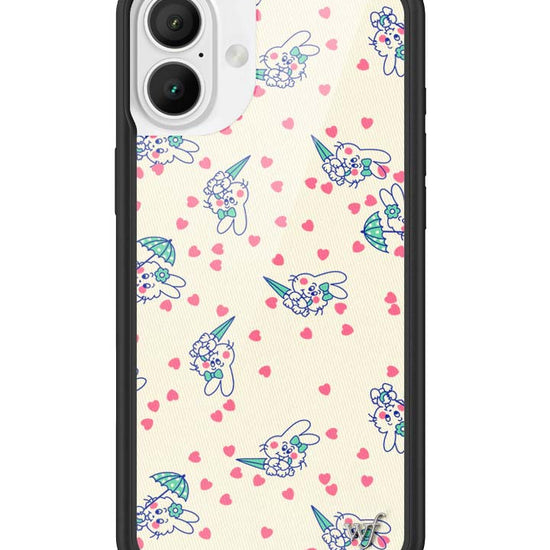 Wildflower iPhone case 16 Plus Ashley Williams Bunny Baby Cream Pink Cute