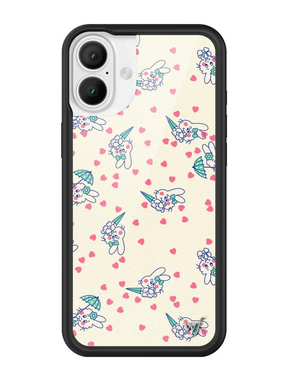 Wildflower iPhone case 16 Plus Ashley Williams Bunny Baby Cream Pink Cute