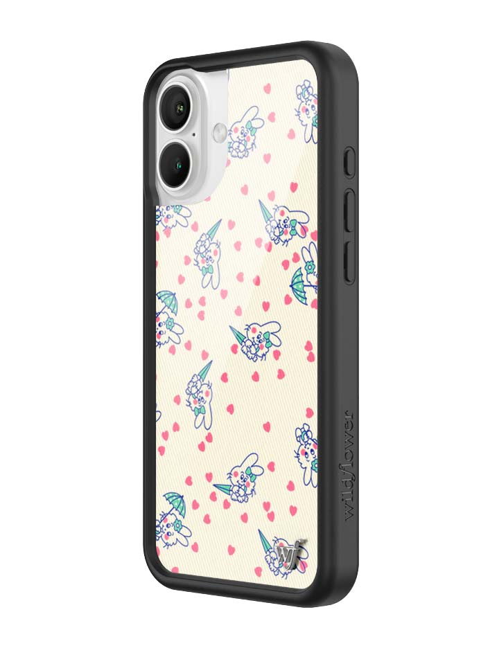 Wildflower iPhone case 16 Plus Ashley Williams Bunny Baby Cream Pink Cute
