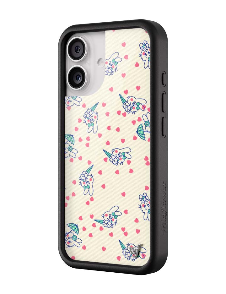 Wildflower iPhone case 17 Ashley Williams Bunny Baby Cream Pink Cute