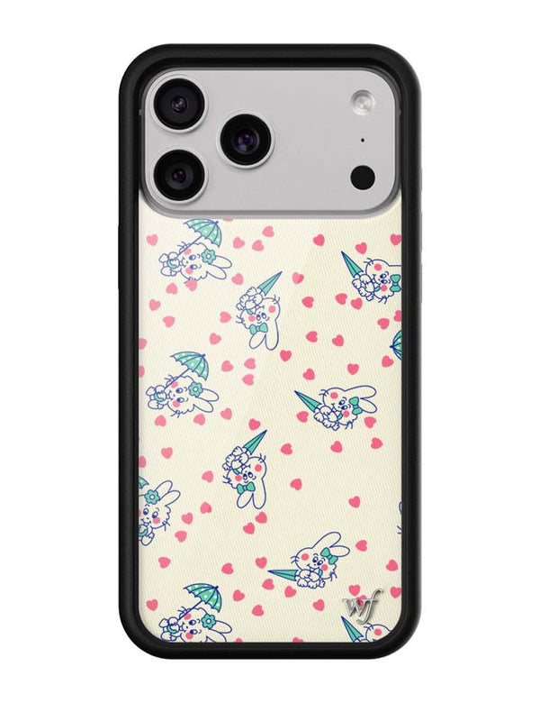 Wildflower iPhone case 18 Pro Max Ashley Williams Bunny Baby Cream Pink Cute