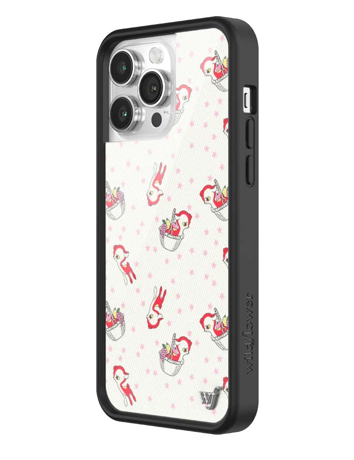 Wildflower iPhone case 14 Pro Max Ashley Williams Basket Fawn Cute
