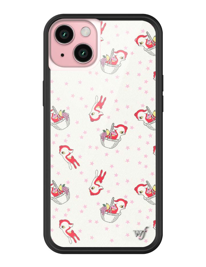 Wildflower iPhone case 15 Plus Ashley Williams Basket Fawn Cute