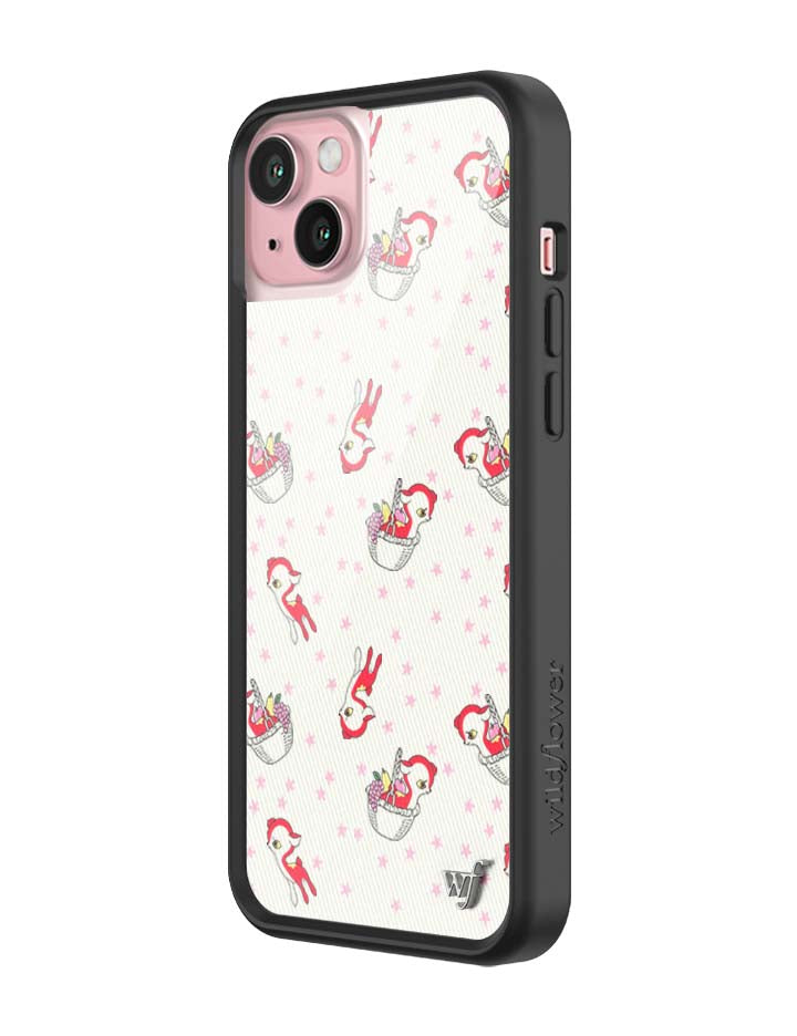 Wildflower iPhone case 15 Plus Ashley Williams Basket Fawn Cute