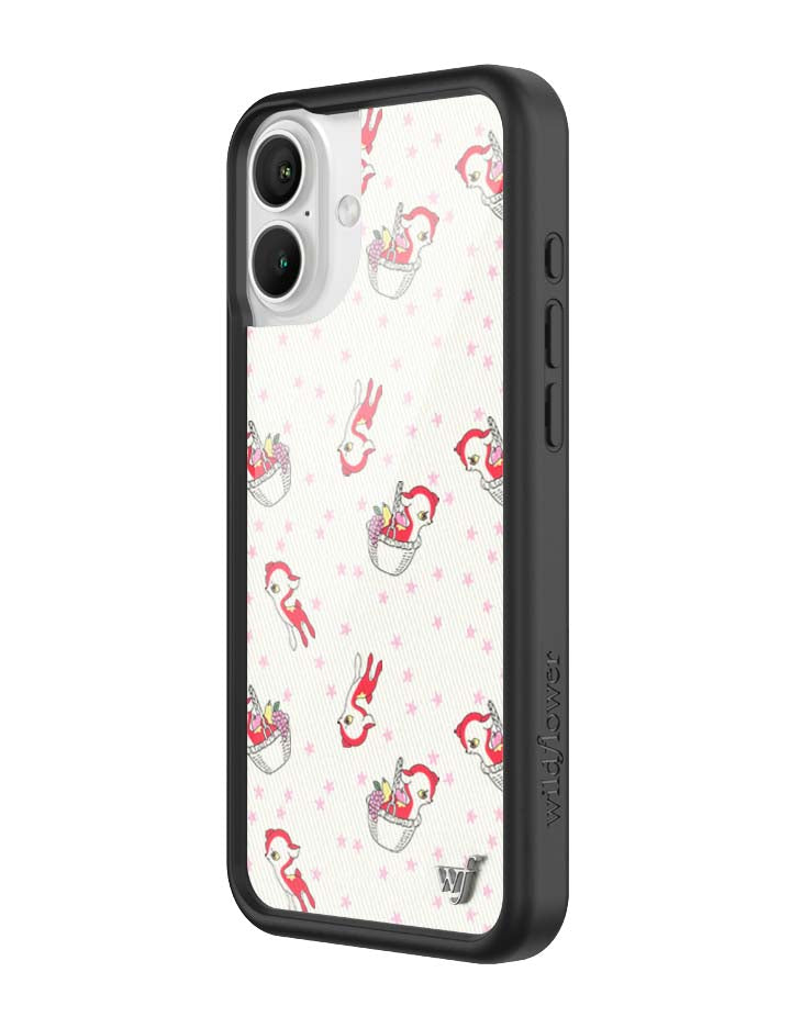 Wildflower iPhone case 16 Plus Ashley Williams Basket Fawn Cute