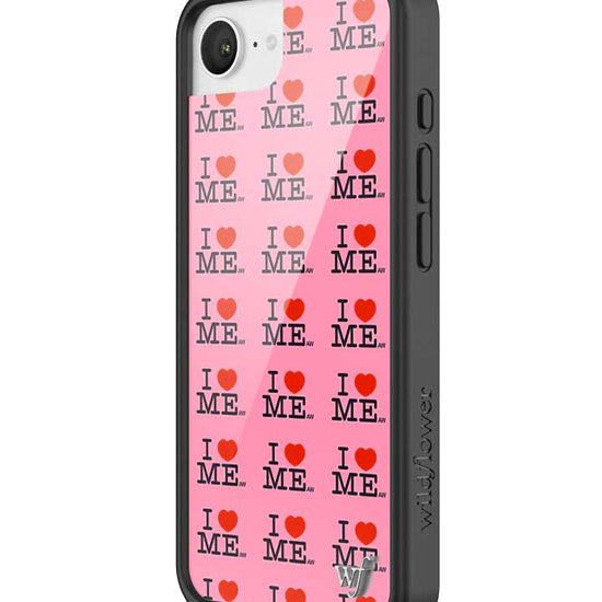 Wildflower iPhone case 16e I Heart Me Red Pink Cute