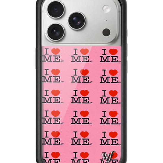 Wildflower iPhone case 17 Pro I Heart Me Red Pink Cute